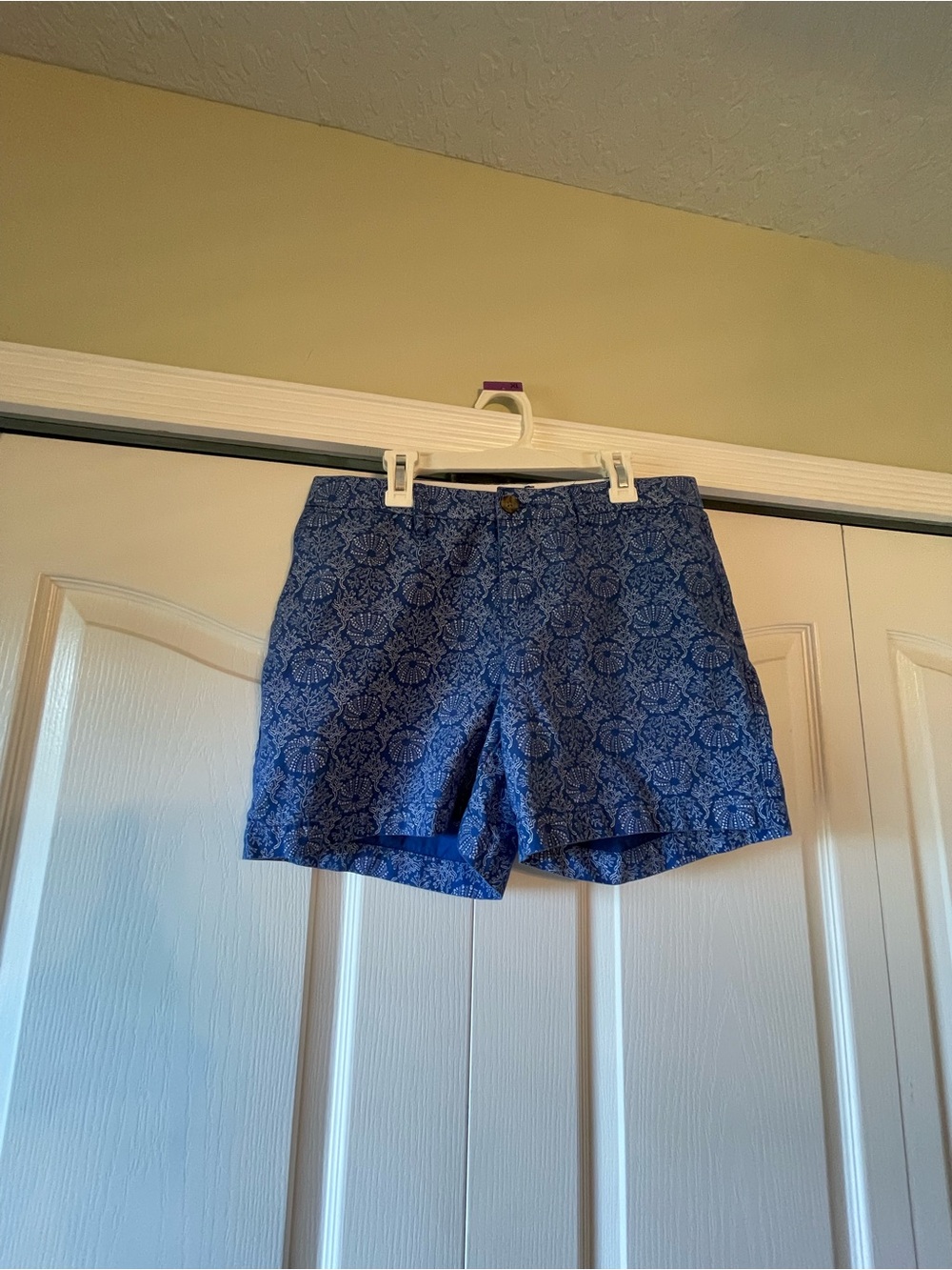 Old Navy Blue Floral Cargo Shorts